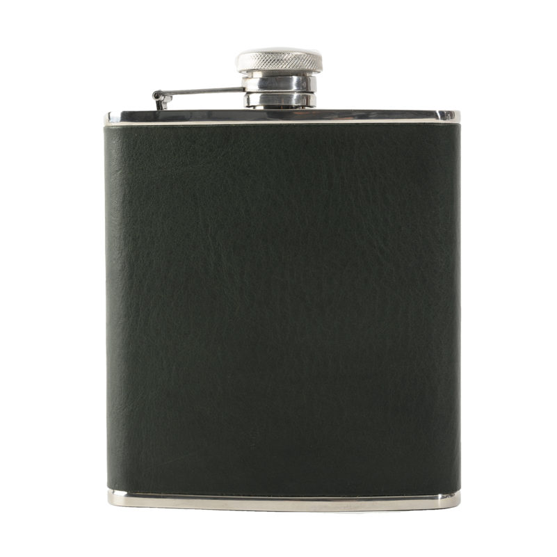 Leather-Wrapped Flask