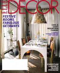 Elle Decor - Dec 2013 cover